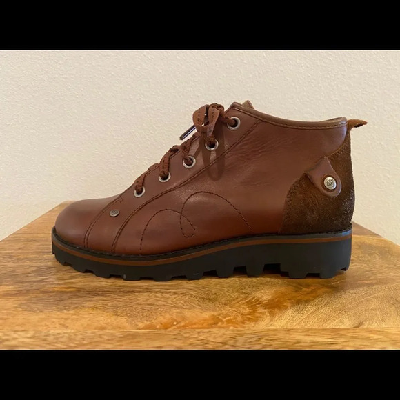 London Underground Joe Blake Ankle Boots Mahogany - Picture 3 of 9
